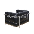 LC3 Grand Modele Leather Single Sofa